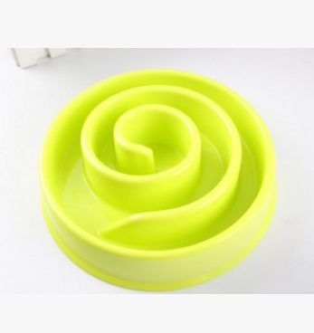 Pets Bowl Food Water Feeding Slow Travel Anti-choke Bowl Portable Dish for Dogs Cat Water Feeder